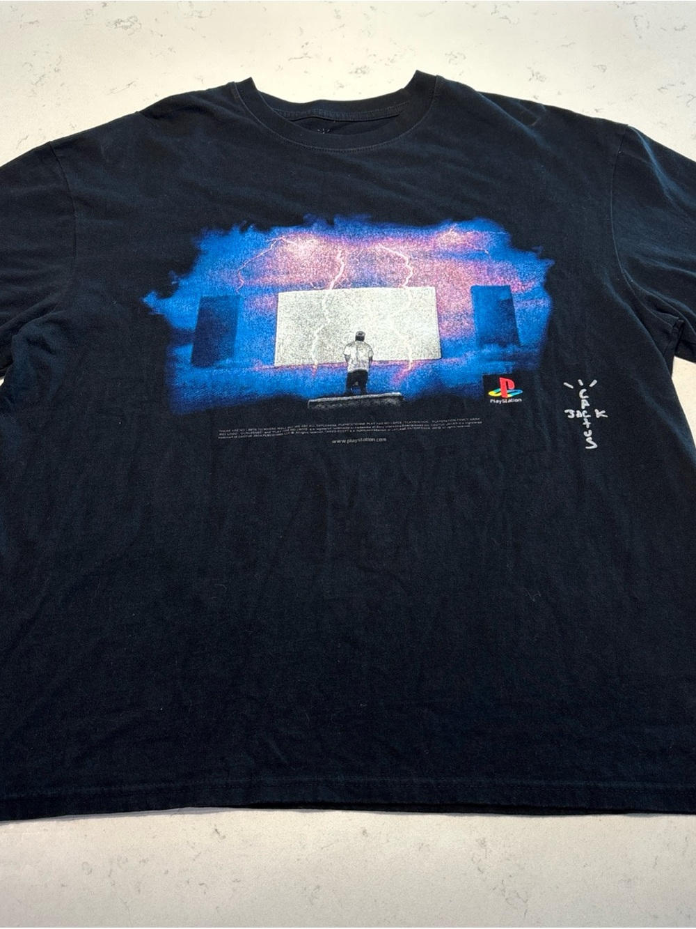 Cactus Jack Travis Scott Play Station T-Shirt men’s size XL